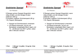 Gratinierter Spargel Gratinierter Spargel