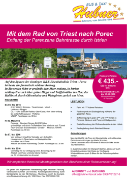 Infoblatt Parenzana
