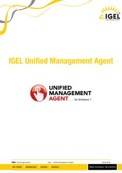 IGEL Unified Management Agent
