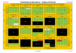 Trainingszeiten - Berliner SC Fu&szlig;ball