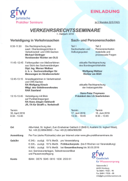g | W - GFW Praktikerseminare