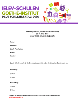 DLT Anmeldeformular 2016