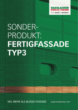 HASSLACHER NORICA TIMBER News Fertigfassade Typ3 - Forum