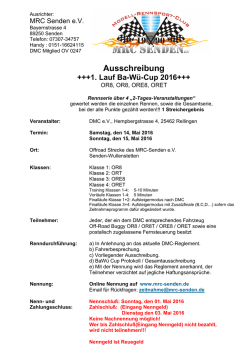 Ausschreibung