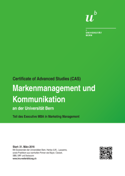 Markenmanagement und Kommunikation