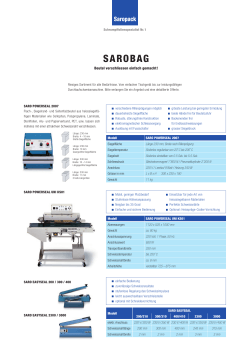 sarobag - Saropack AG