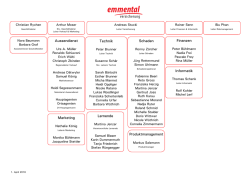 Organigramm - Emmental Versicherung