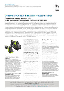 DS3608-SR/DS3678-SR Extrem robuster Scanner