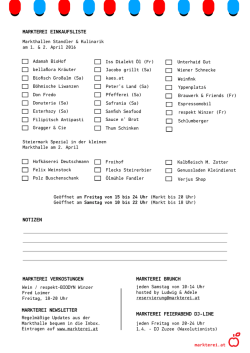 markterei einkaufsliste markterei verkostungen notizen markterei