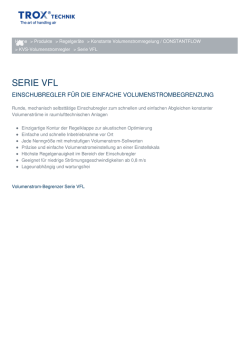 serie vfl - TROX GmbH