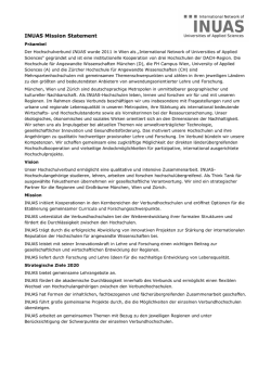 INUAS Mission Statement