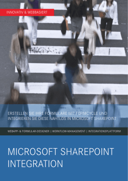 microsoft sharepoint integration