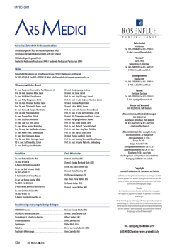 IMPRESSUM - Rosenfluh Publikationen AG