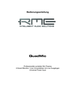 QuadMic - MusicNetwork AG