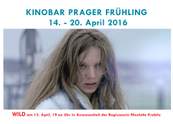 KINOBAR PRAGER FRÜHLING 14.