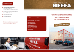 ausbildung - Heefa Lederwaren GmbH