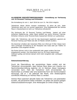 die Nutzungsbedingungen