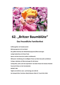 Programm Britzer Baumblüte-aktualisiert