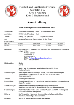 HSK-Langstreckenbestenk&auml;mpfe M/W 10/11