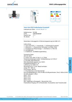 Katalog Komplett - Vario-Vent Lüftungssysteme GmbH