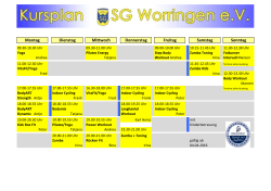 Aktueller Kursplan download!