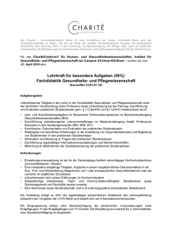 Lehrkraft f&uuml;r besondere Aufgaben (50%)
