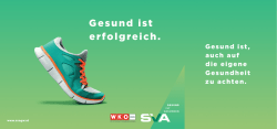 Infofolder "Gesund ist erfolgreich"