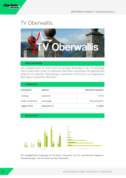 sender facts - TV Oberwallis