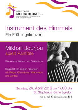 Instrument des Himmels
