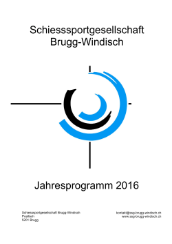 Trainingsdaten - SSG Brugg