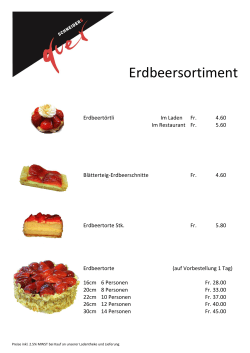 Erdbeerkörbli und Blätterteig- Erdbeerschnitten!