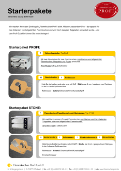 Starterpakete - Flammkuchen Profi GmbH