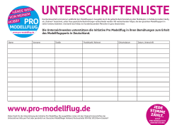 unterschriftenliste