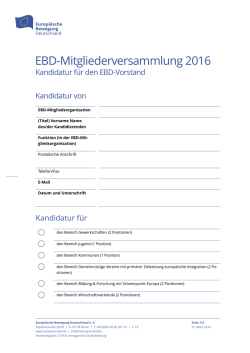 EBD-Mitgliederversammlung 2016