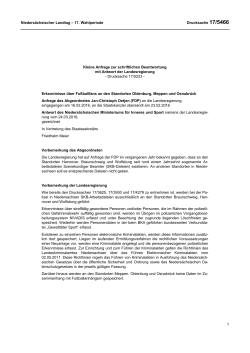 Drucksachen allgemein - Nieders&auml;chsischer Landtag