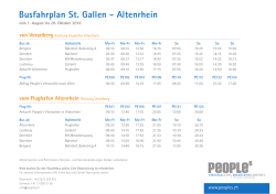 Busfahrplan St. Gallen - Altenrhein