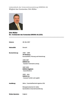 Dirk M&ouml;ller - Simona AG