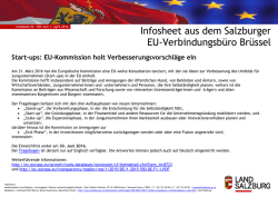 Infosheet aus dem Salzburger EU