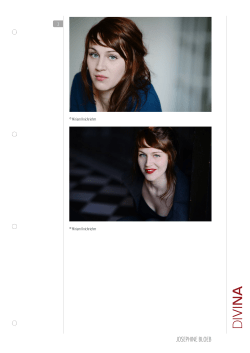 josephine bloeb - DIVINA – Agentur für Schauspielkunst