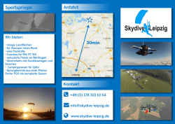 - Skydive Leipzig