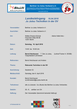 Landeslehrgang 16.04.2016 - Berliner Ju