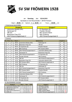 Endtabelle E und F