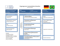 Organigramm Auslandsbüro Brasilien - Konrad-Adenauer