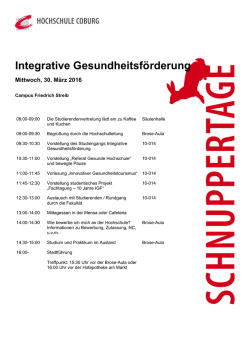 Integrative Gesundheitsf&ouml;rderung