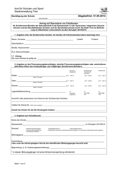 Stadt Trier - Startseite