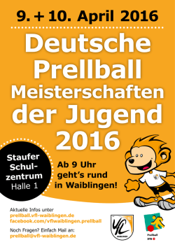 Staufer Schul- zentrum Halle 1 Ab 9 Uhr geht`s rund in Waiblingen!