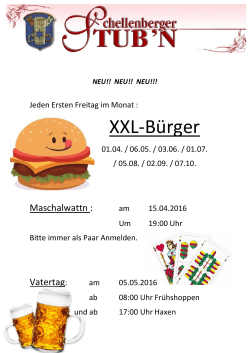 XXL-Bürger - Der Marktschellenberger Bote