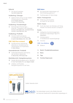 IMPLANTOLOGIE Journal