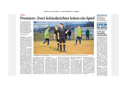 Artikel vom 01.04.2016 – Fürstenfeldbrucker Tagblatt