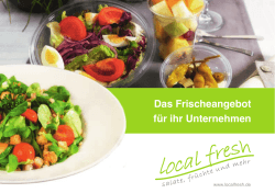 Image Broschüre - Local fresh | Salate, früchte und mehr
